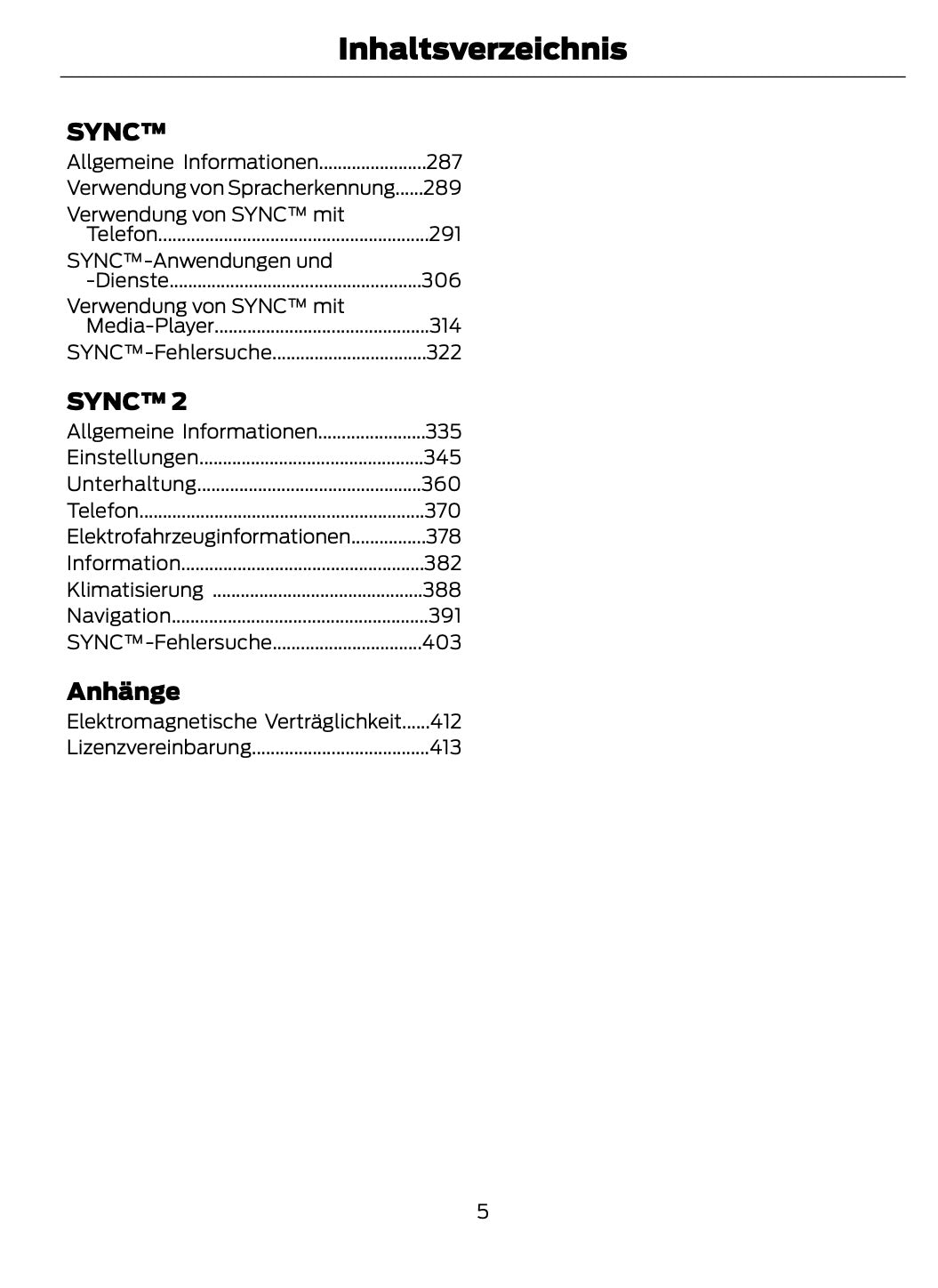 2014-2015 Ford Mondeo Hybrid Bedienungsanleitung | Deutsch