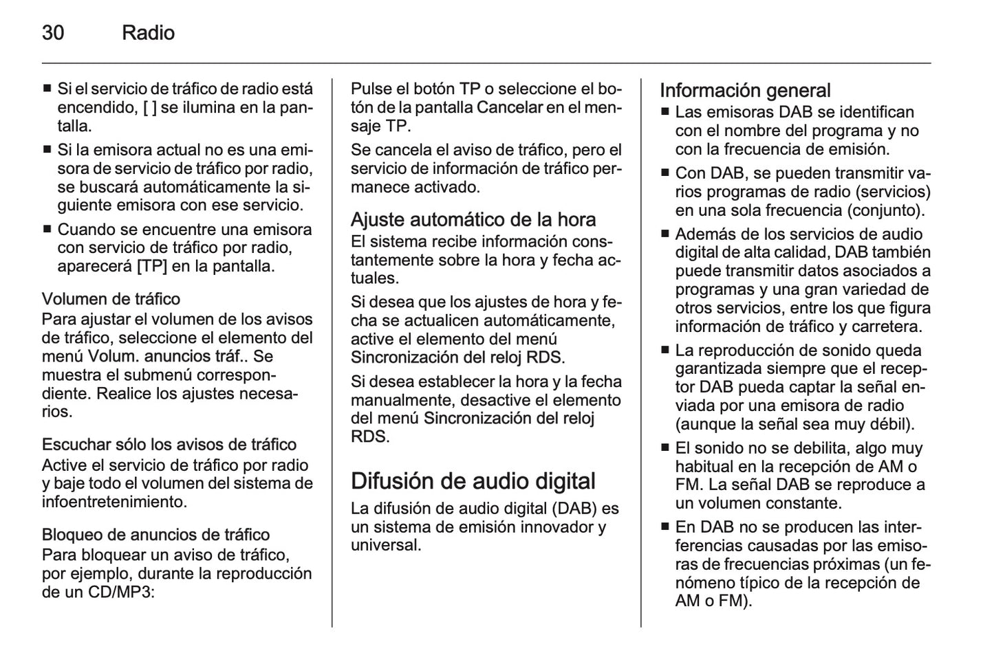 Opel Astra Manual de infoentretenimiento 2012 - 2015