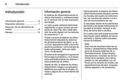 Opel Astra Manual de infoentretenimiento 2012 - 2015