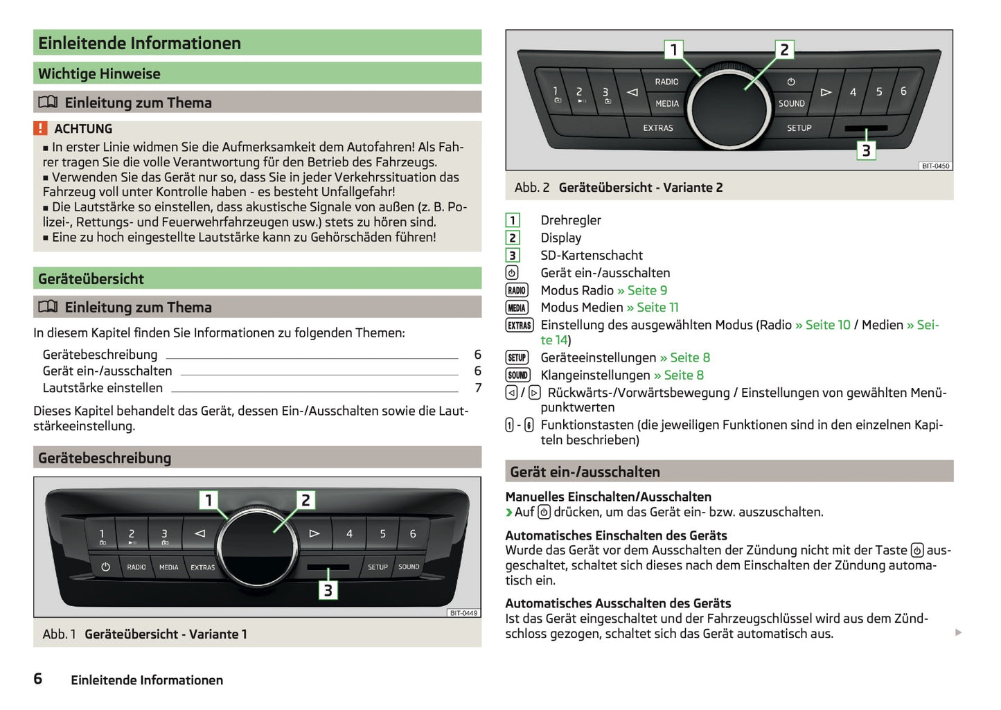 Skoda Blues Infotainment Bedienungsanleitung 2015