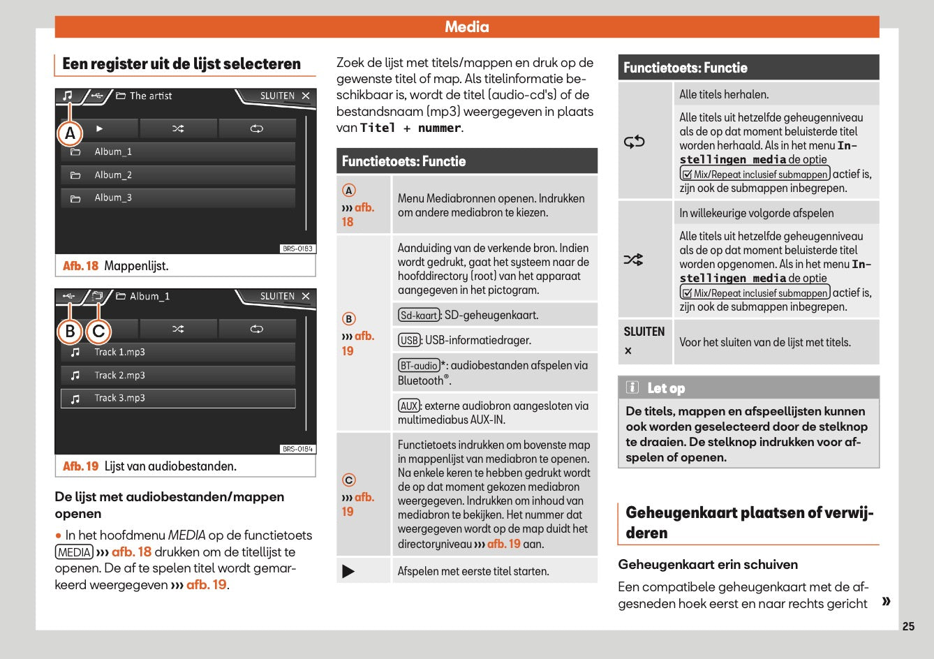 Seat Media System Touch Colour Handleiding 2018