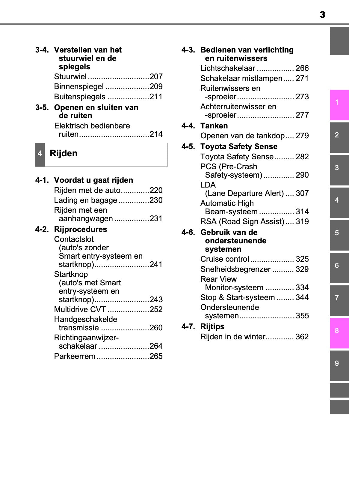 2019-2020 Toyota Yaris Owner's Manual | Dutch