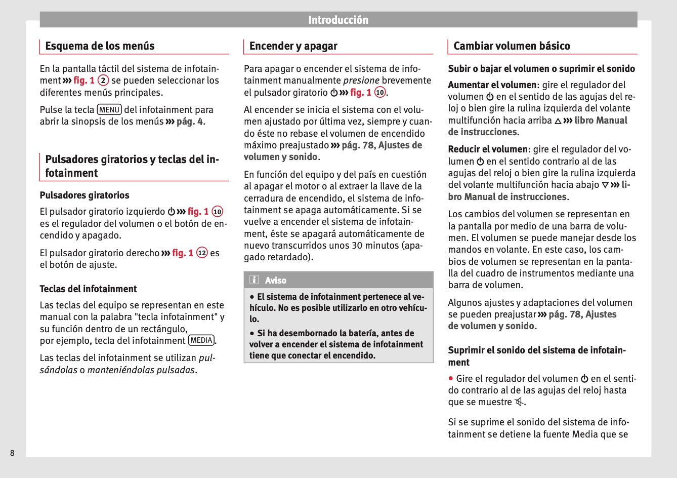 Seat Media System Plus Manual de Instrucciones 2012 - 2015