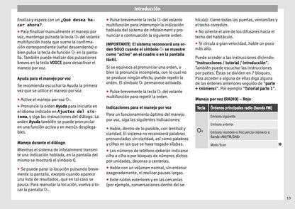 Seat Media System Plus Manual de Instrucciones 2012 - 2015