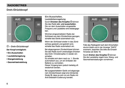 Skoda Radio Symphony Bedienungsanleitung 2003