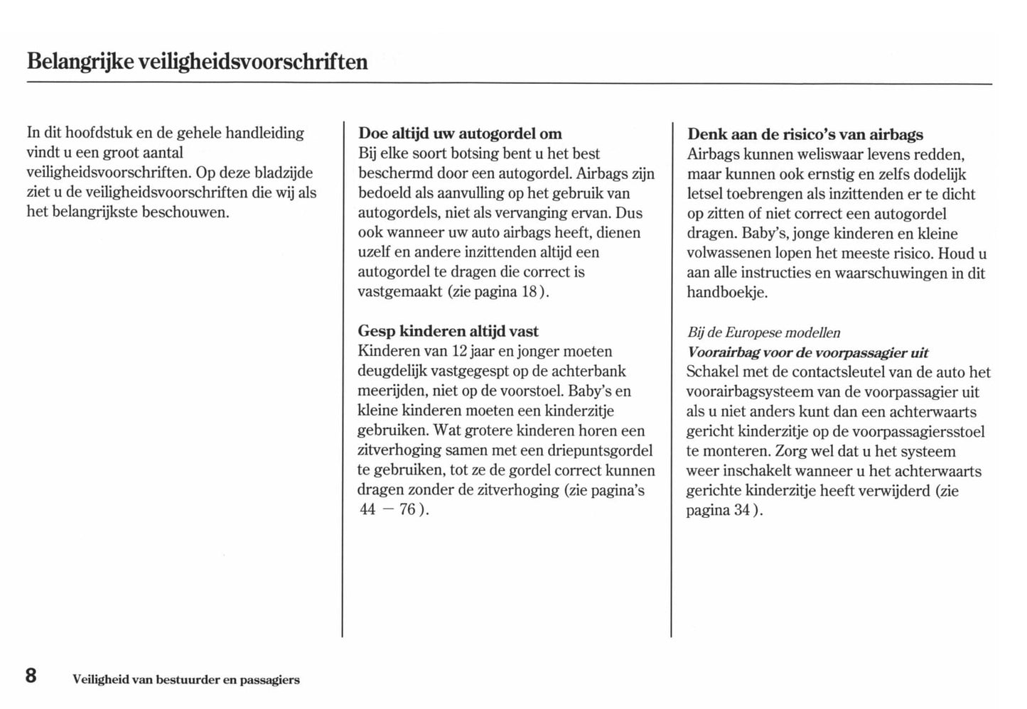 2010-2011 Honda Jazz Hybrid Owner's Manual | Dutch