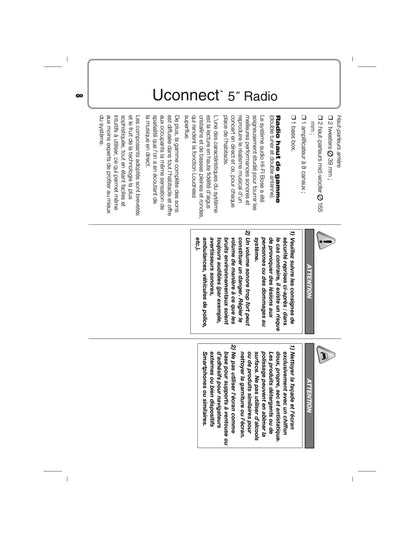 Alfa Romeo Giulietta Uconnect 5.0 Radio  Guide d'utilisation 2014 - 2016