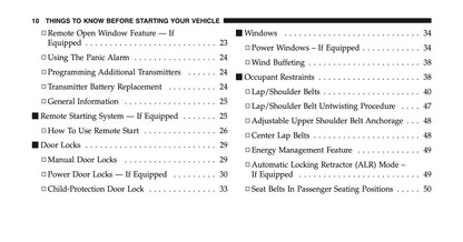 2011 Ram 1500/2500/3500 Owner's Manual | English