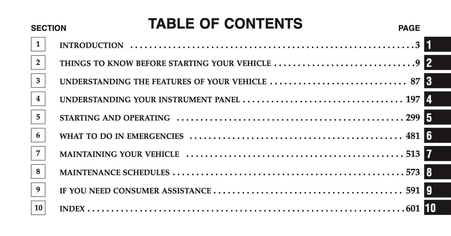 2011 Ram 1500/2500/3500 Owner's Manual | English