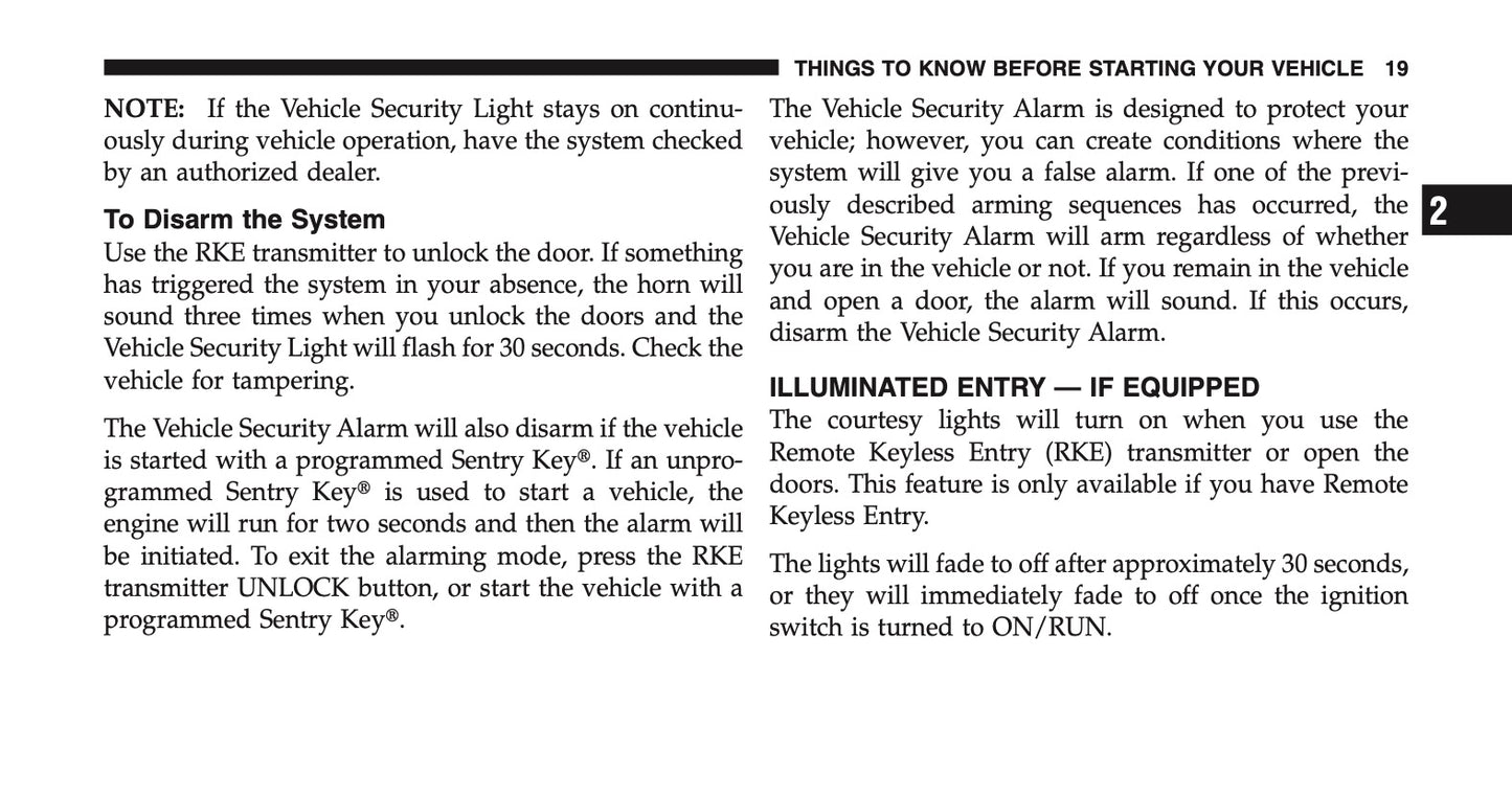 2011 Ram 1500/2500/3500 Owner's Manual | English