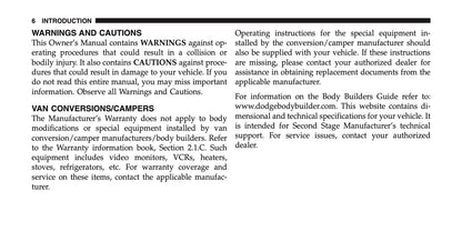 2011 Ram 1500/2500/3500 Owner's Manual | English