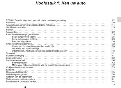 2012-2013 Renault Mégane Manuel du propriétaire | Néerlandais