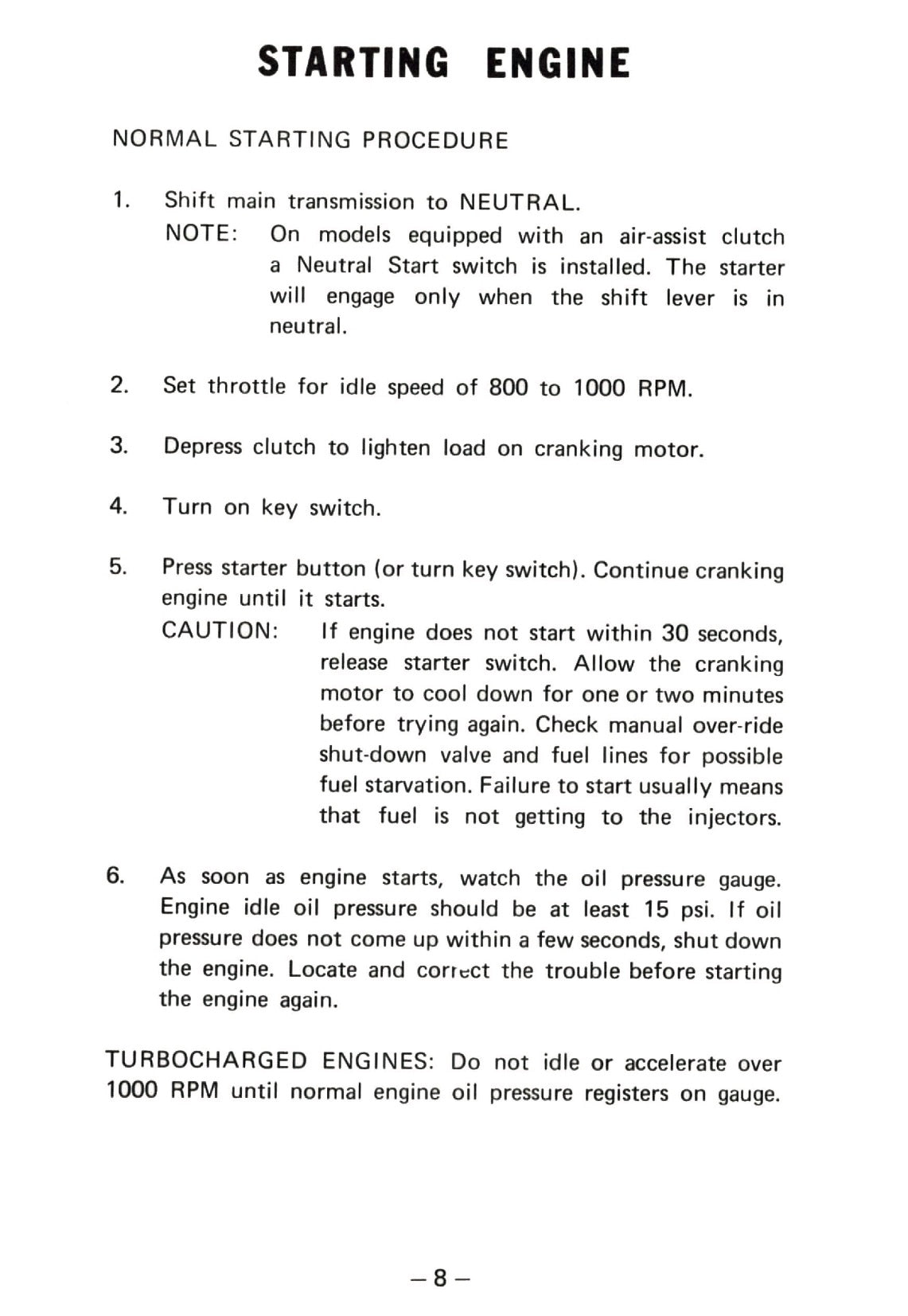 1976 Kenworth  Owner's Manual | English