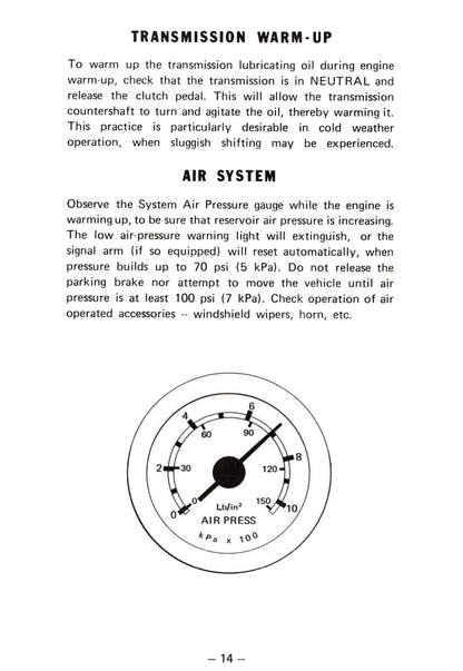 1976 Kenworth  Owner's Manual | English