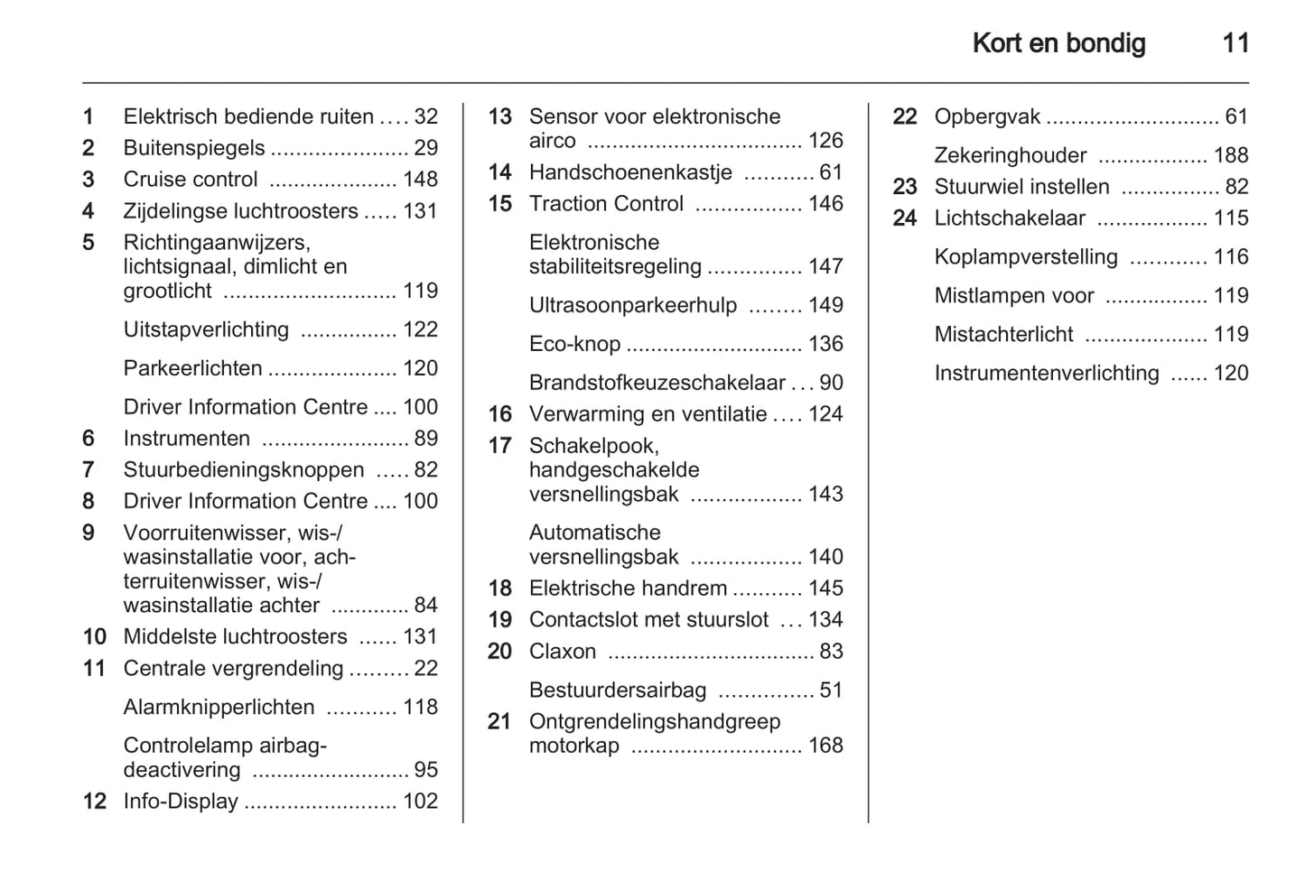 2013 Opel Meriva Bedienungsanleitung | Niederländisch