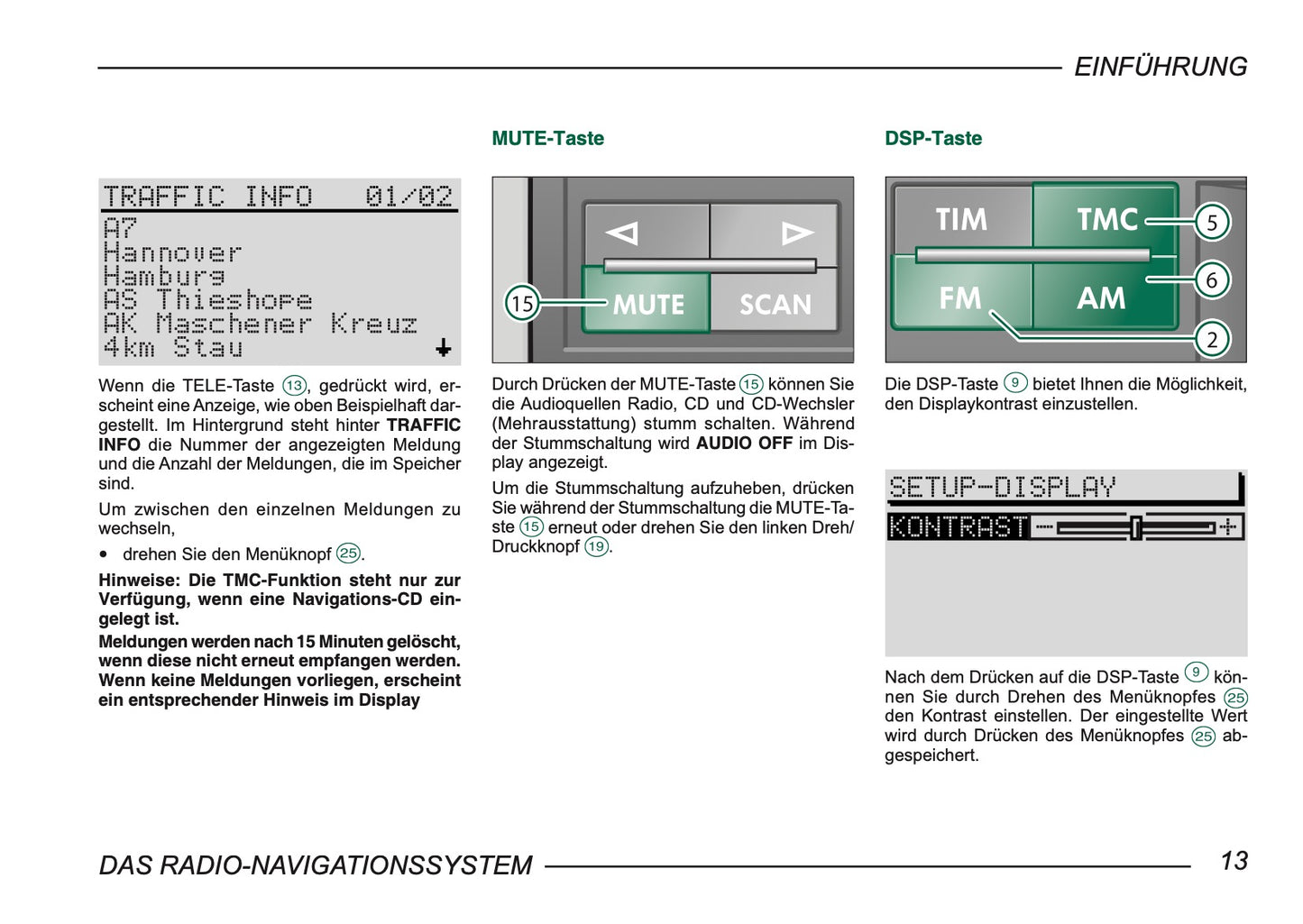 Skoda Radio-Navigationssystem Bedienungsanleitung 2004