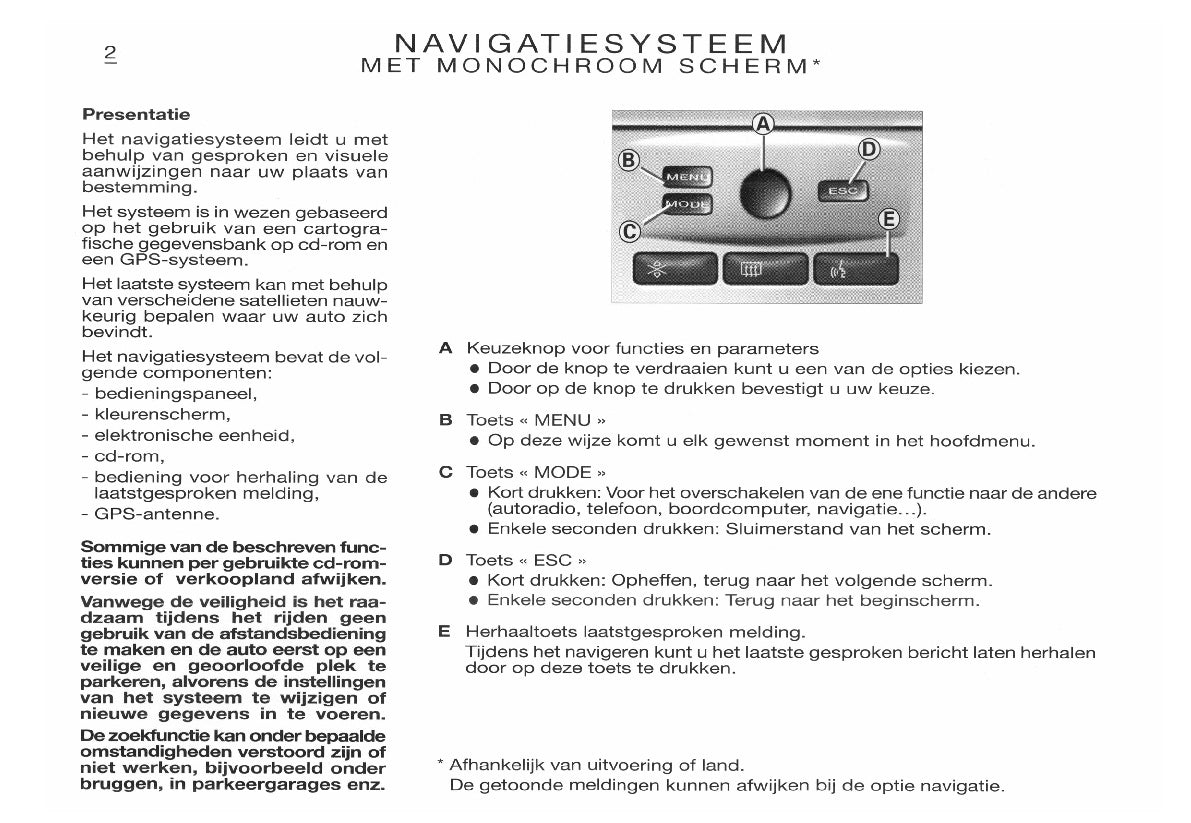 Citroën Xsara Navigatie, Boordcomputer en Autoradio Handleiding 2003