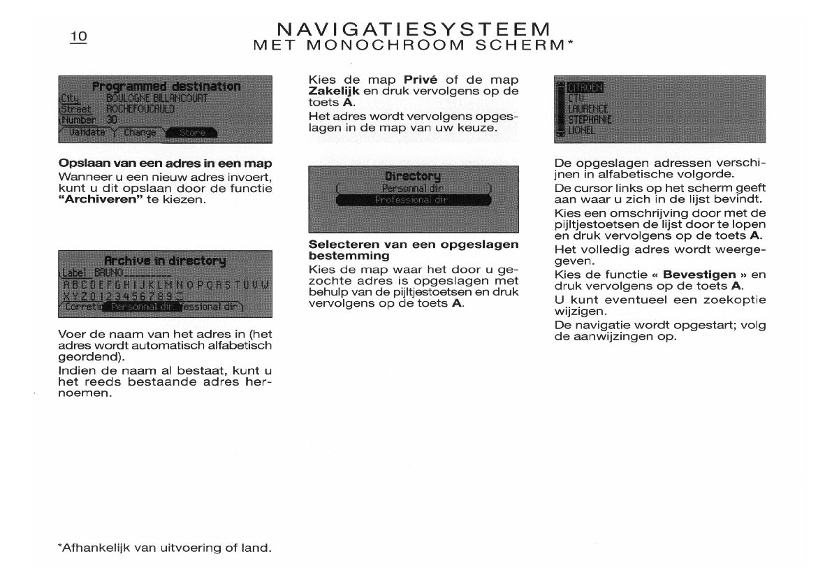 Citroën Xsara Navigatie, Boordcomputer en Autoradio Handleiding 2003