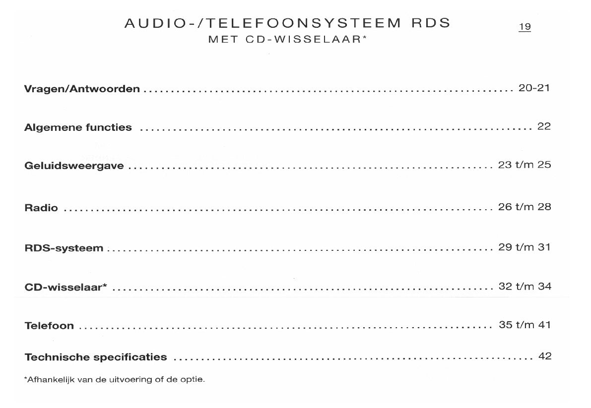 Citroën Xsara Navigatie, Boordcomputer en Autoradio Handleiding 2003