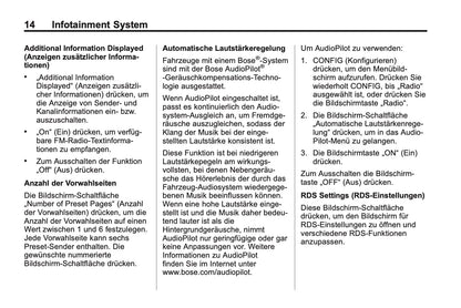 Cadillac CTS navigationssystem Bedienungsanleitung 2013