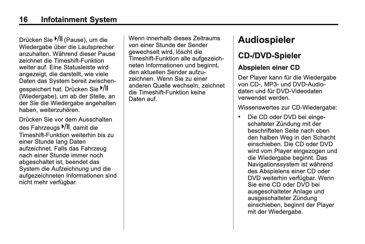 Cadillac CTS navigationssystem Bedienungsanleitung 2013