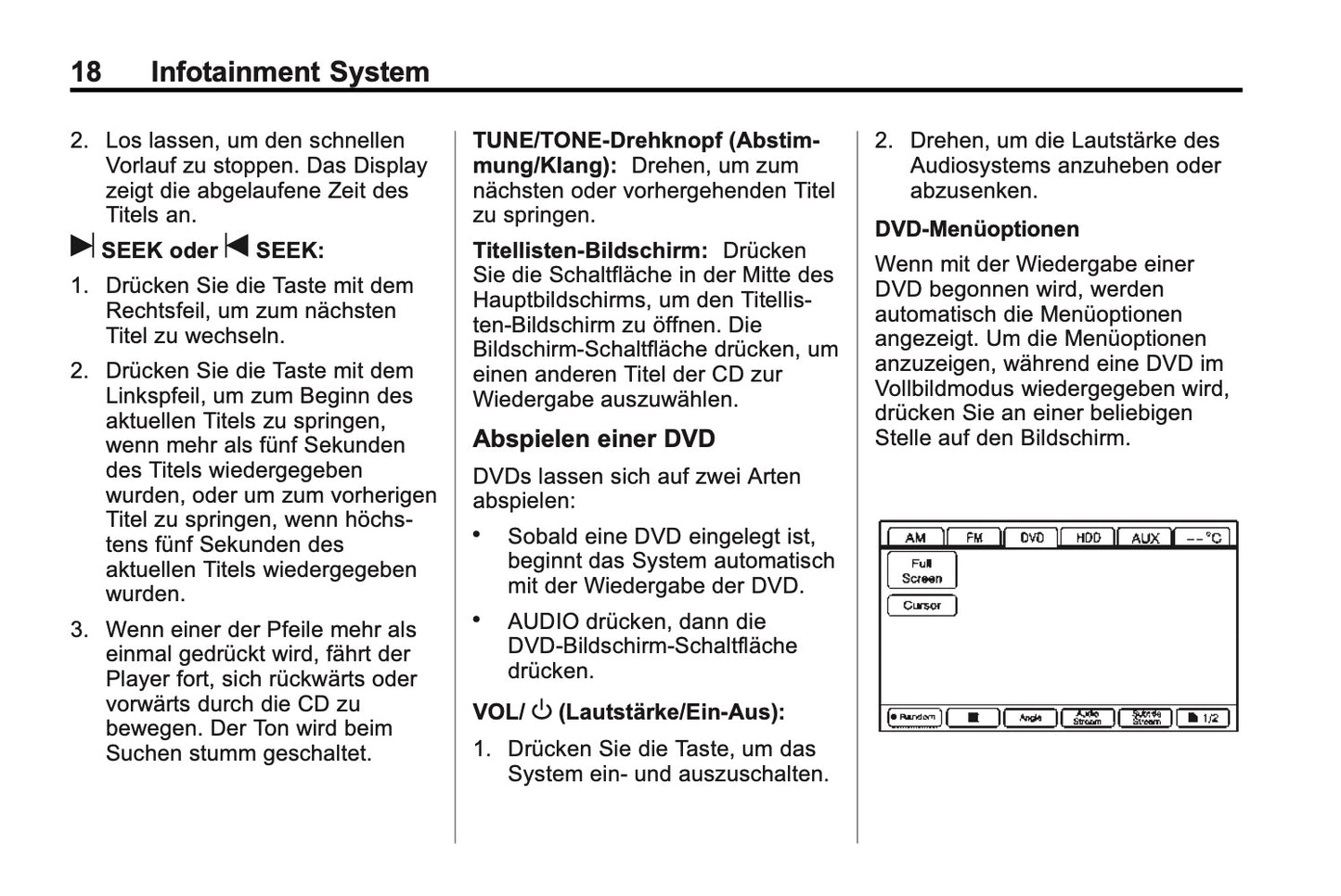 Cadillac CTS navigationssystem Bedienungsanleitung 2013