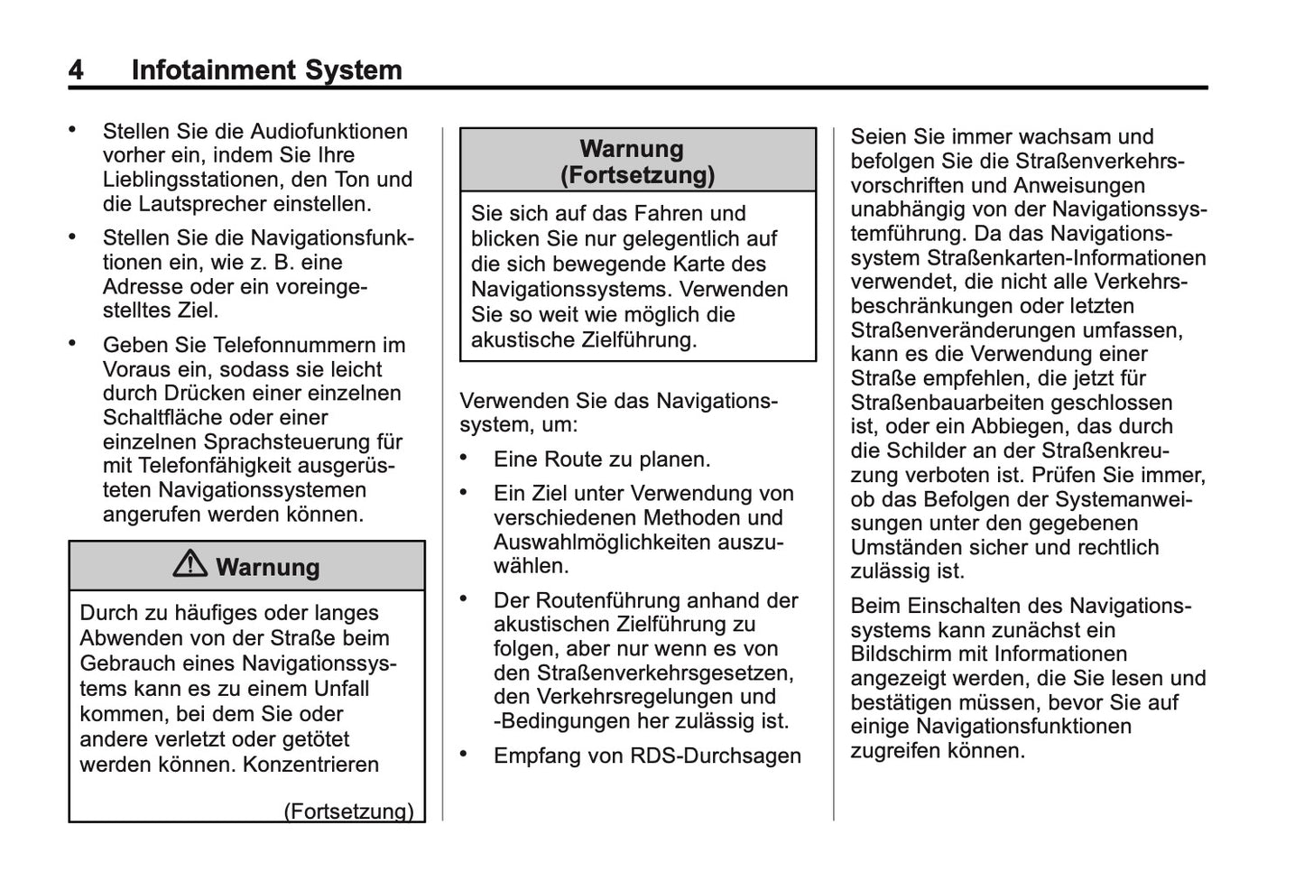 Cadillac CTS navigationssystem Bedienungsanleitung 2013