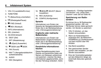 Cadillac CTS navigationssystem Bedienungsanleitung 2013