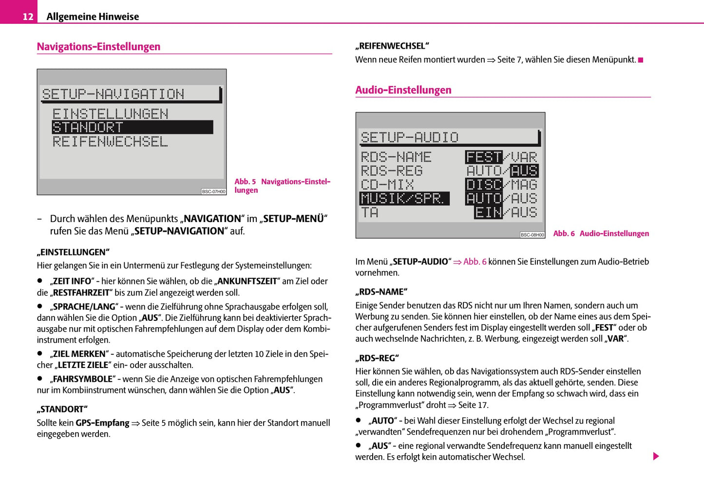 Skoda Radio-Navigations-System Satcompass Bedienungsanleitung 2006