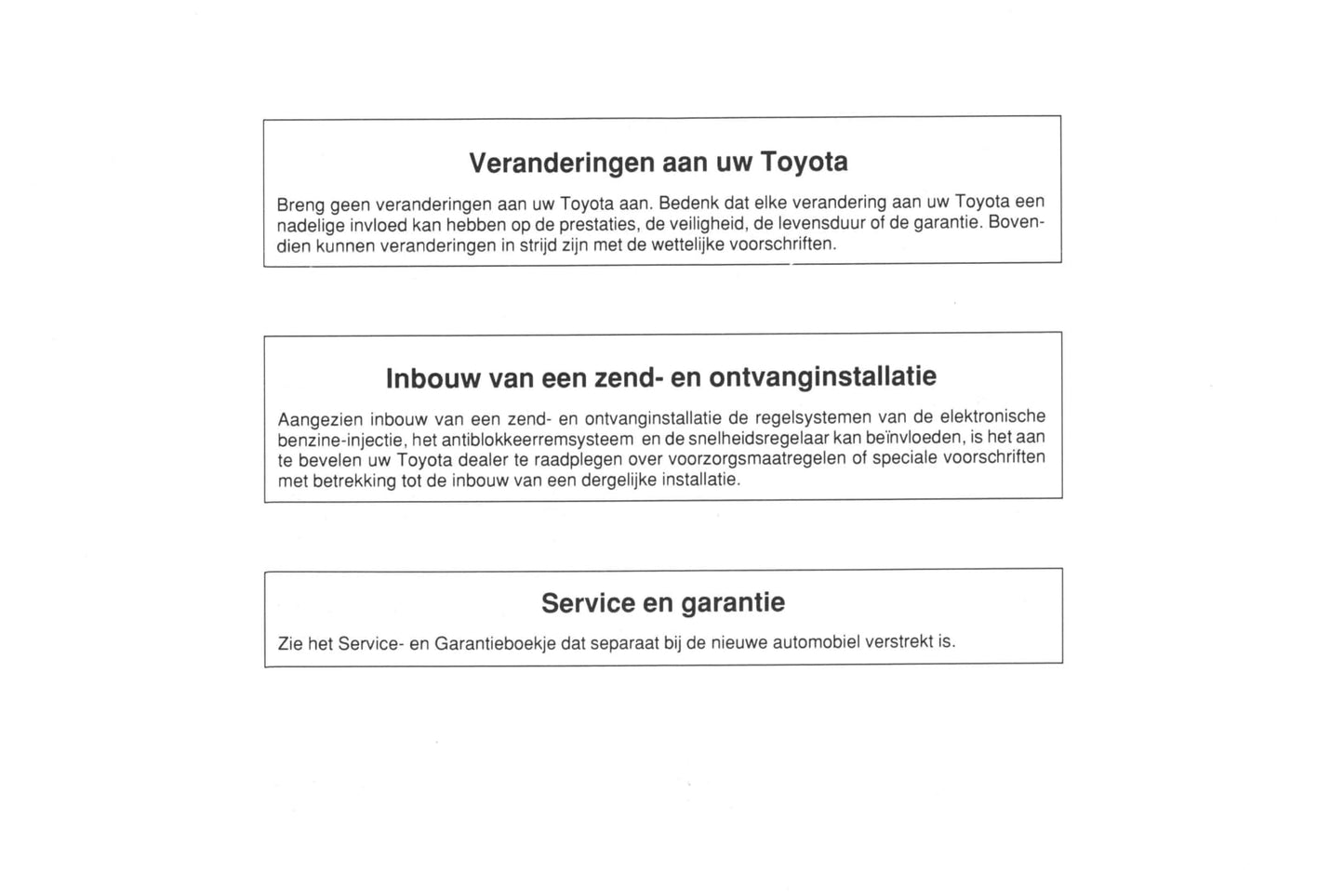 1990-1991 Toyota Starlet Gebruikershandleiding | Nederlands