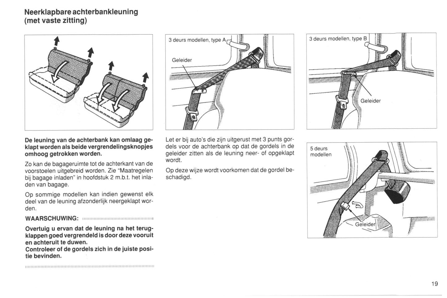 1990-1991 Toyota Starlet Gebruikershandleiding | Nederlands