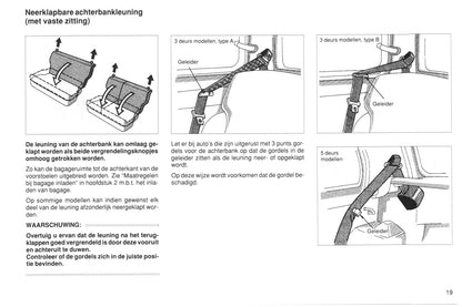 1990-1991 Toyota Starlet Gebruikershandleiding | Nederlands