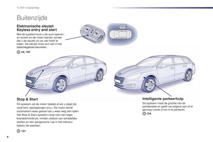 2012-2014 Peugeot 508 Bedienungsanleitung | Niederländisch