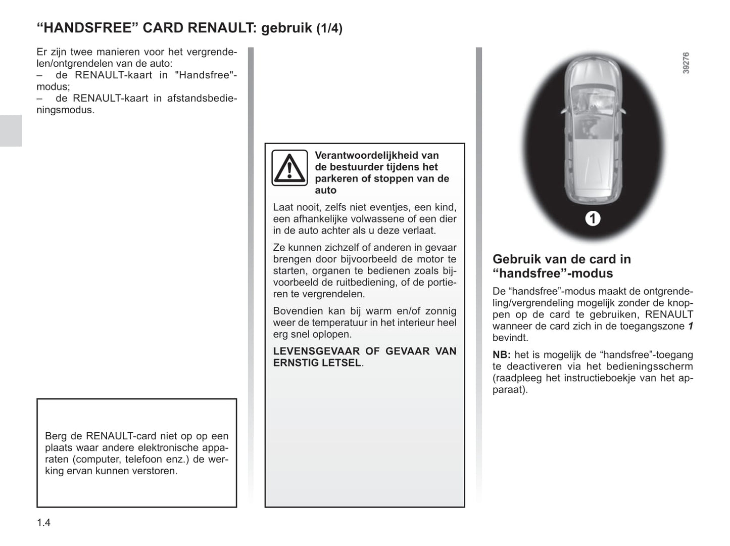 2018-2019 Renault Espace Gebruikershandleiding | Nederlands