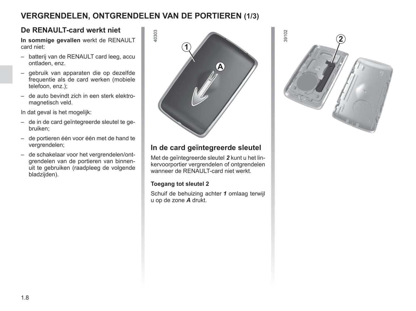 2018-2019 Renault Espace Gebruikershandleiding | Nederlands