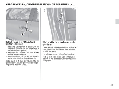 2018-2019 Renault Espace Gebruikershandleiding | Nederlands