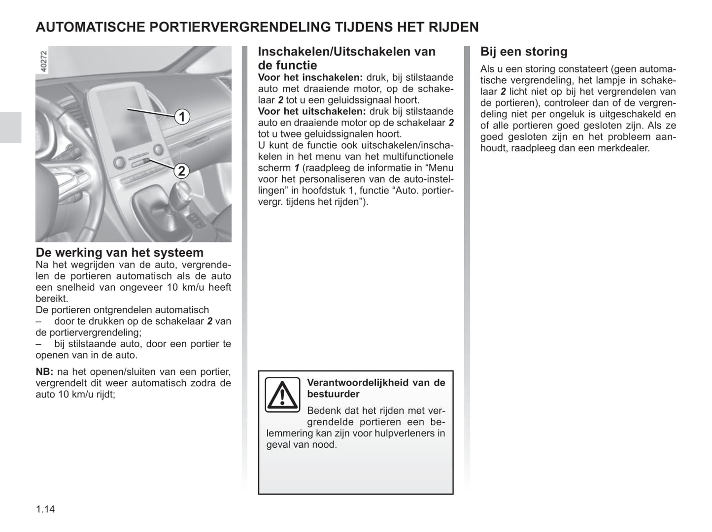 2018-2019 Renault Espace Gebruikershandleiding | Nederlands