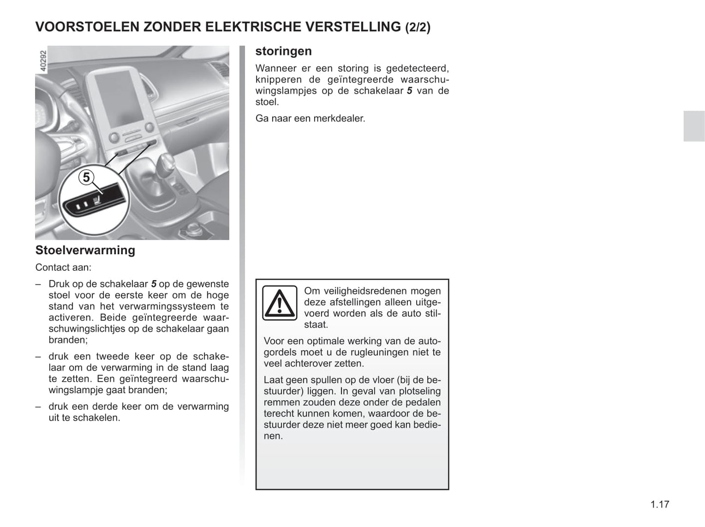 2018-2019 Renault Espace Gebruikershandleiding | Nederlands