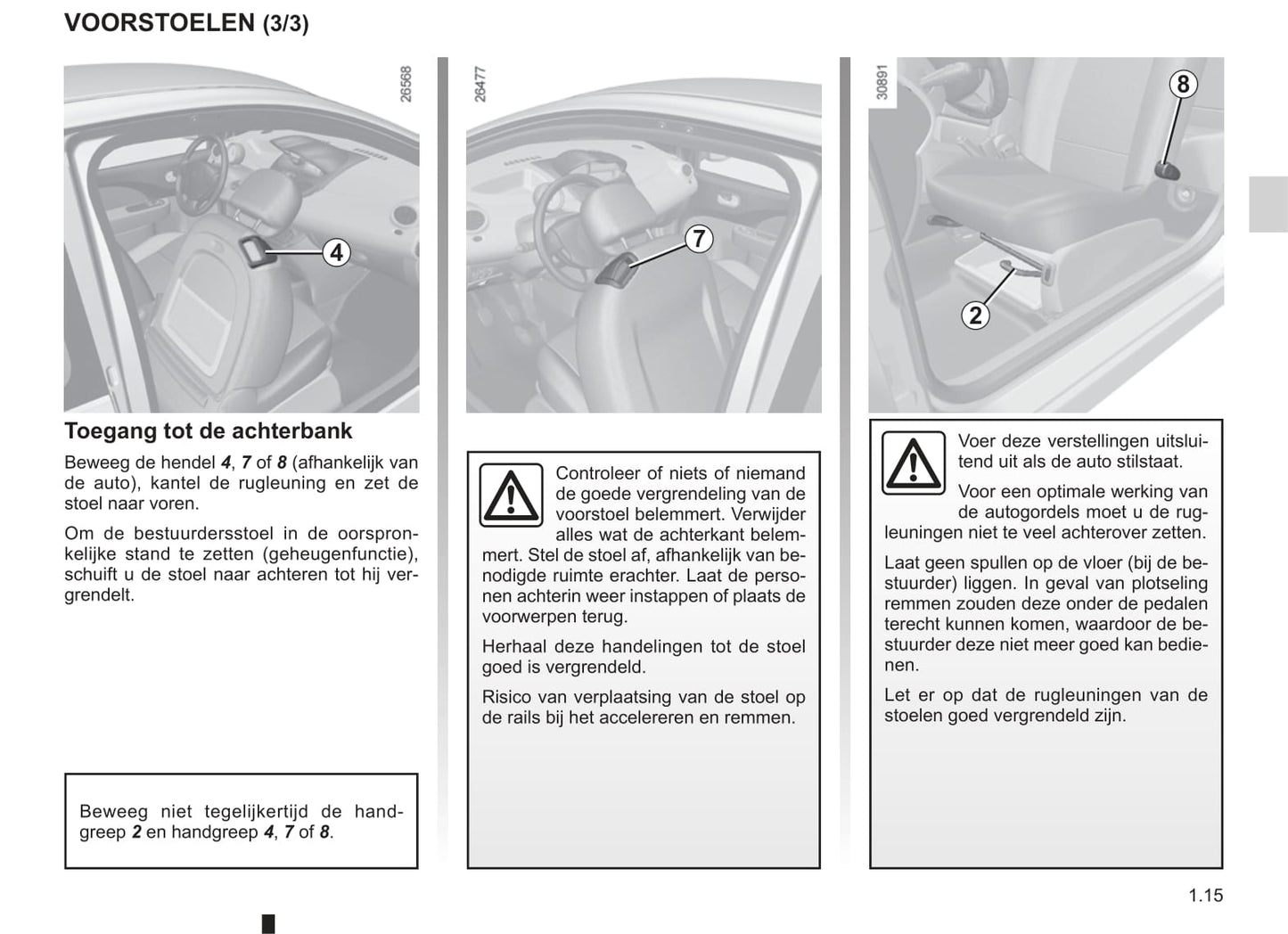 2011-2012 Renault Twingo Bedienungsanleitung | Niederländisch