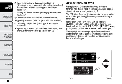 2013-2014 Fiat 500L Owner's Manual | Danish