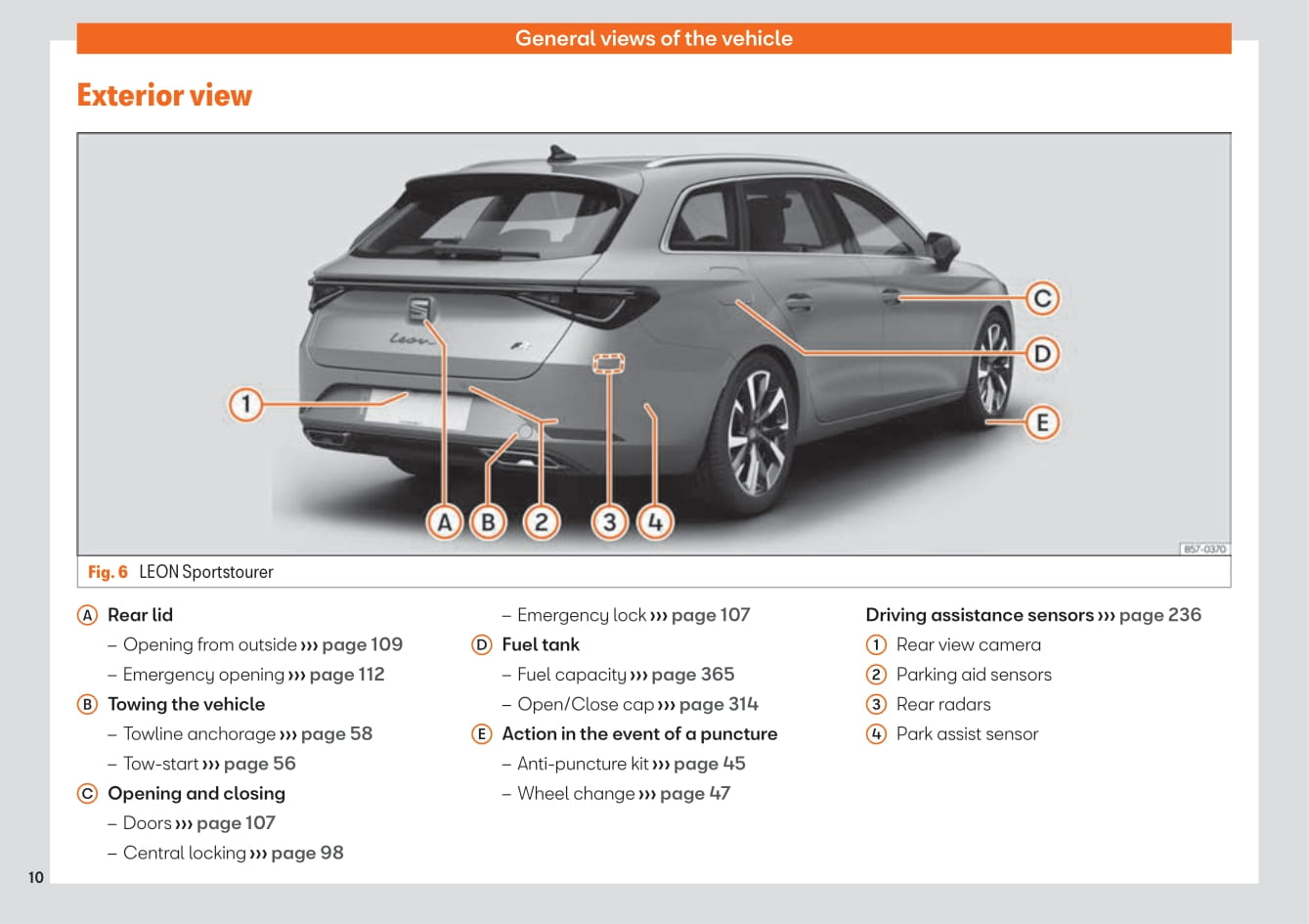 2020 Seat Leon/Leon Sportstourer Owner's Manual | English