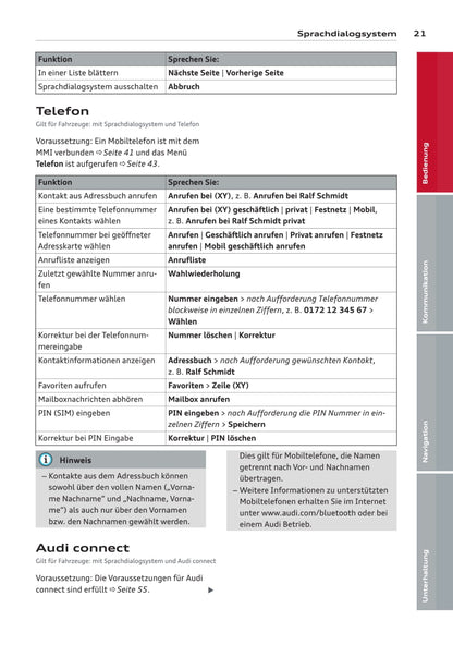 MMI navigation plus Bedienungsanleitung 2014