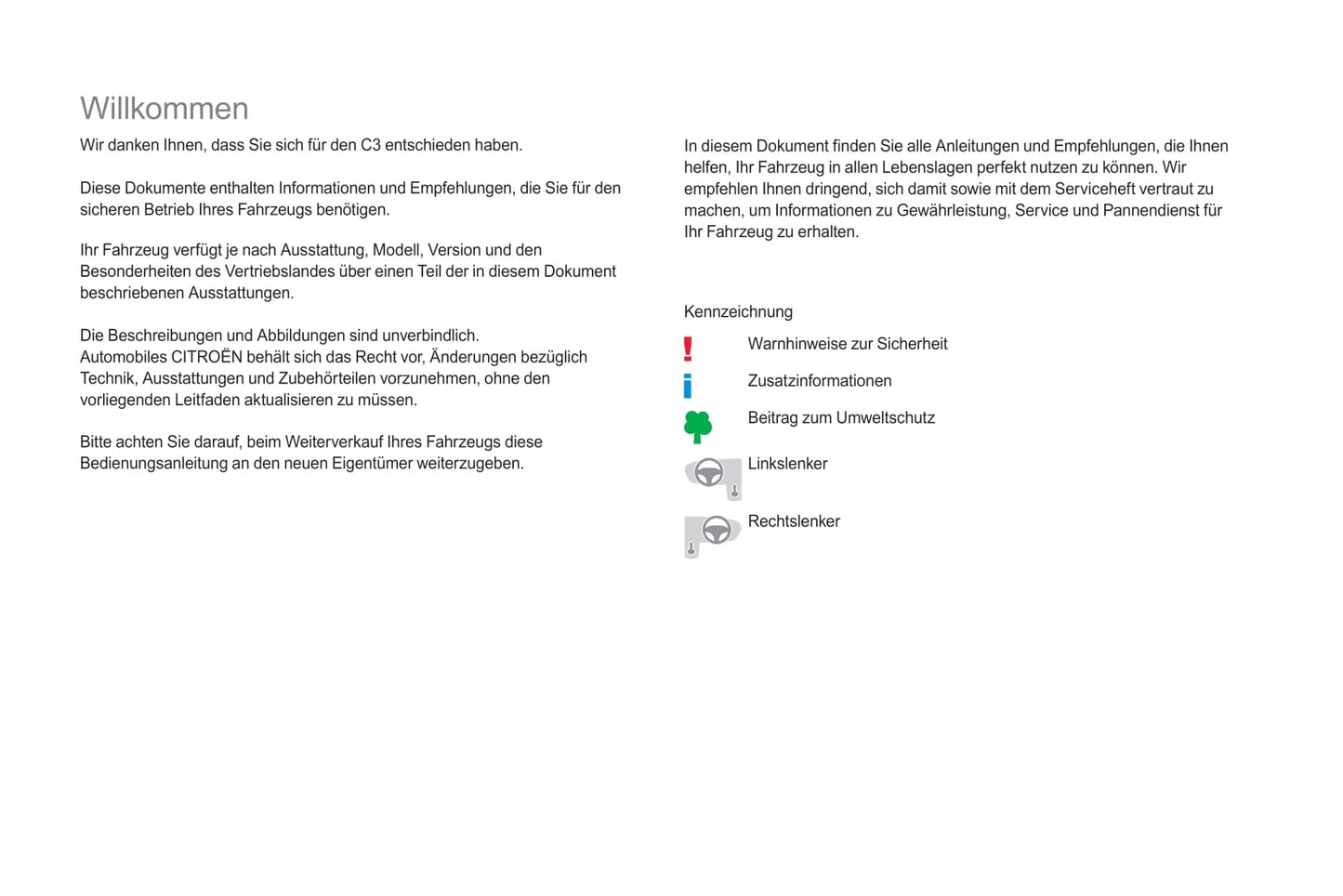 2017-2019 Citroën C3 Gebruikershandleiding | Duits