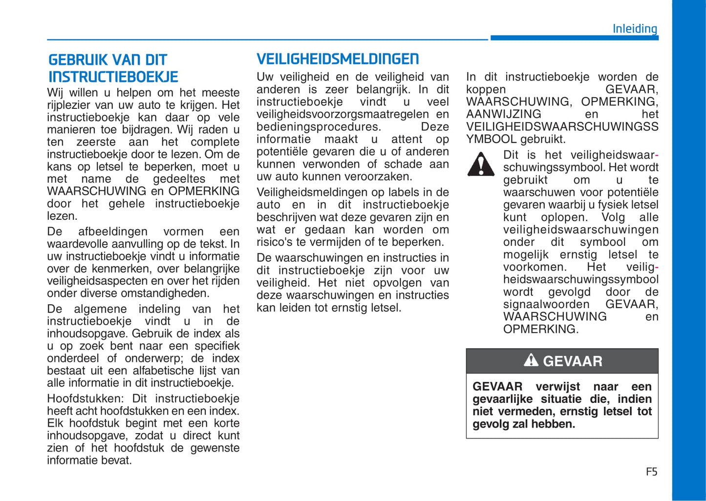 2017-2021 Hyundai Kona Gebruikershandleiding | Nederlands