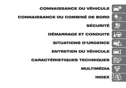 2019-2020 Fiat 500X Owner's Manual | French