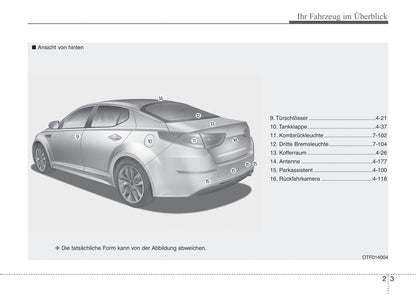 2012-2014 Kia Optima Manuel du propriétaire | Allemand