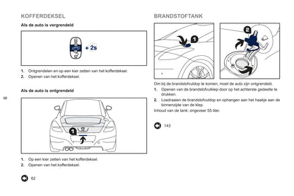 2011-2013 Peugeot RCZ Bedienungsanleitung | Niederländisch