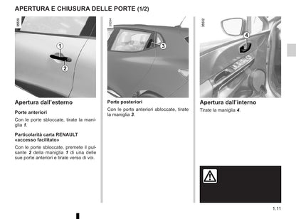 2012-2016 Renault Clio Manuel du propriétaire | Italien