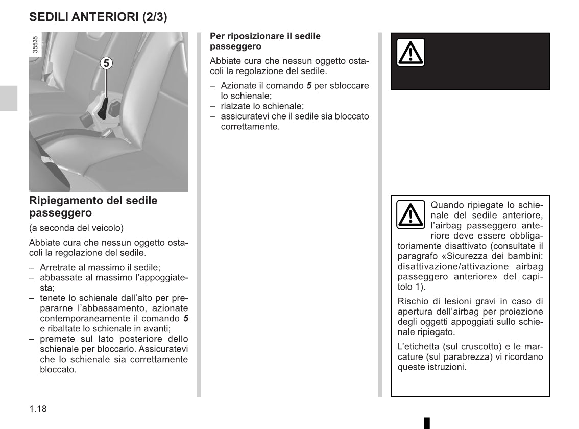 2012-2016 Renault Clio Manuel du propriétaire | Italien