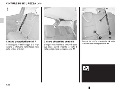 2012-2016 Renault Clio Manuel du propriétaire | Italien